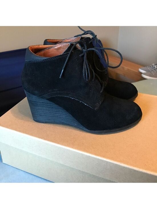 Lucky Brand Shoes - Lucky Brand Black Suede Sumba Bootie